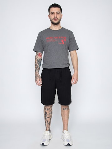 Baggy Pantaloni 'M' Ralston Shorts Black' di elvine in nero: frontale