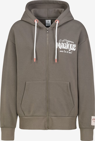 Eight2Nine Sweatvest in Bruin: voorkant