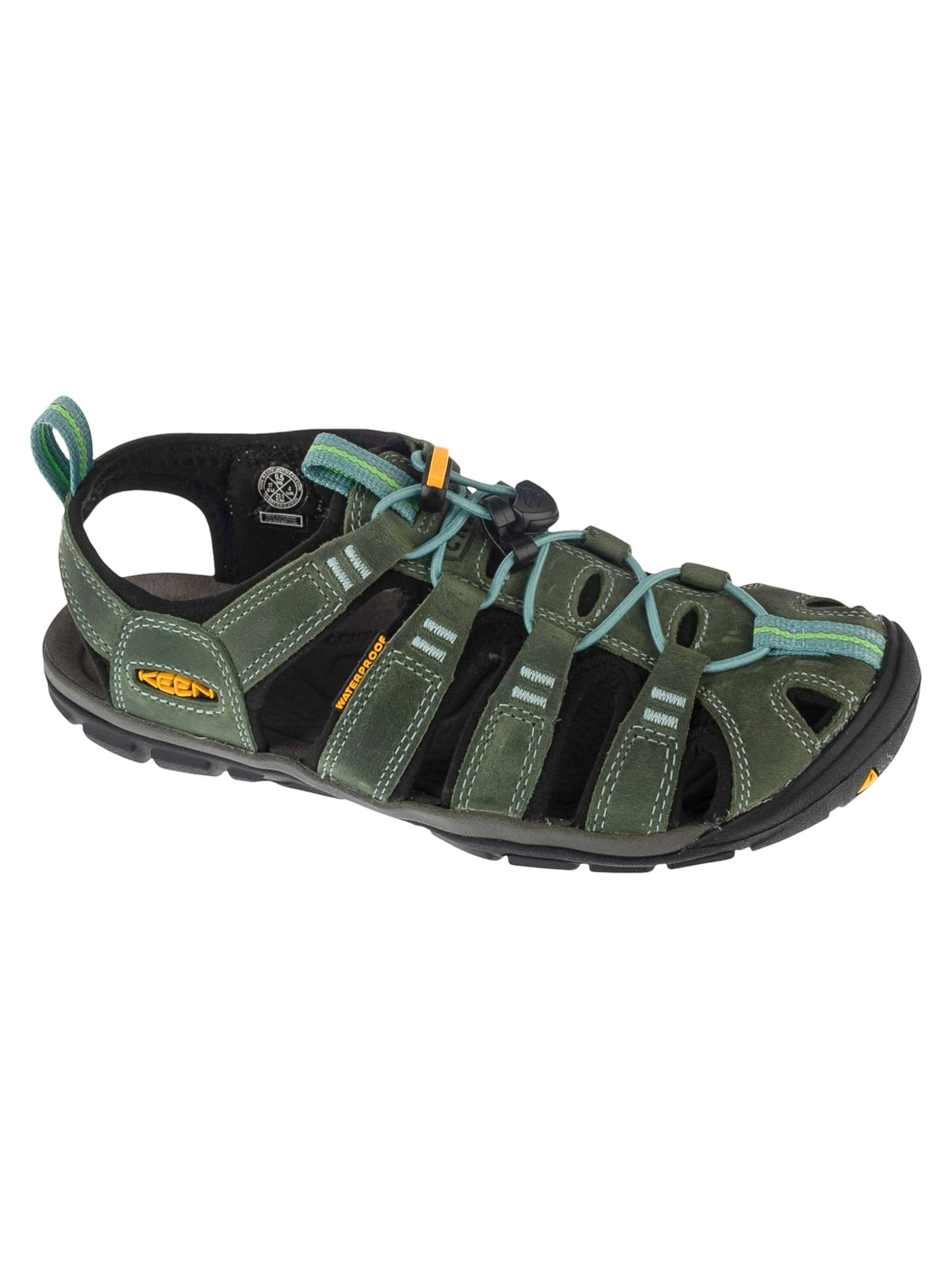 KEEN Sandale 'Keen Clearwather Cnx Leather Sandal'‌‌‌‌ in Grün: Vorderseite