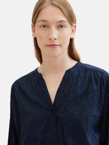 TOM TAILOR Blouse in Blue