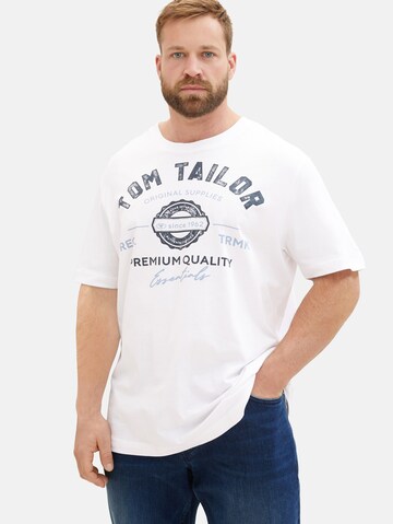 Maglietta di TOM TAILOR Men + in bianco