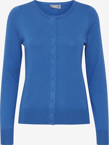 Fransa Gebreid vest 'Zubasic' in Blauw: voorkant