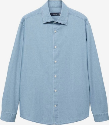 MANGO MAN Regular Fit Hemd 'Chambre' in Blau: Vorderseite