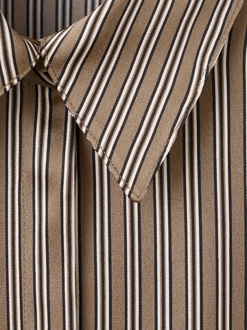 MANGO Bluse 'IDEALE' in Braun