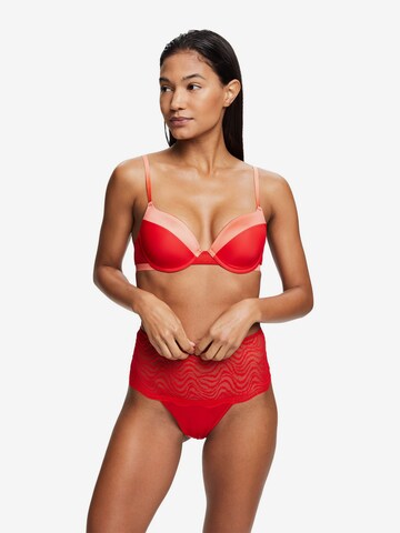 ESPRIT Thong in Red: front