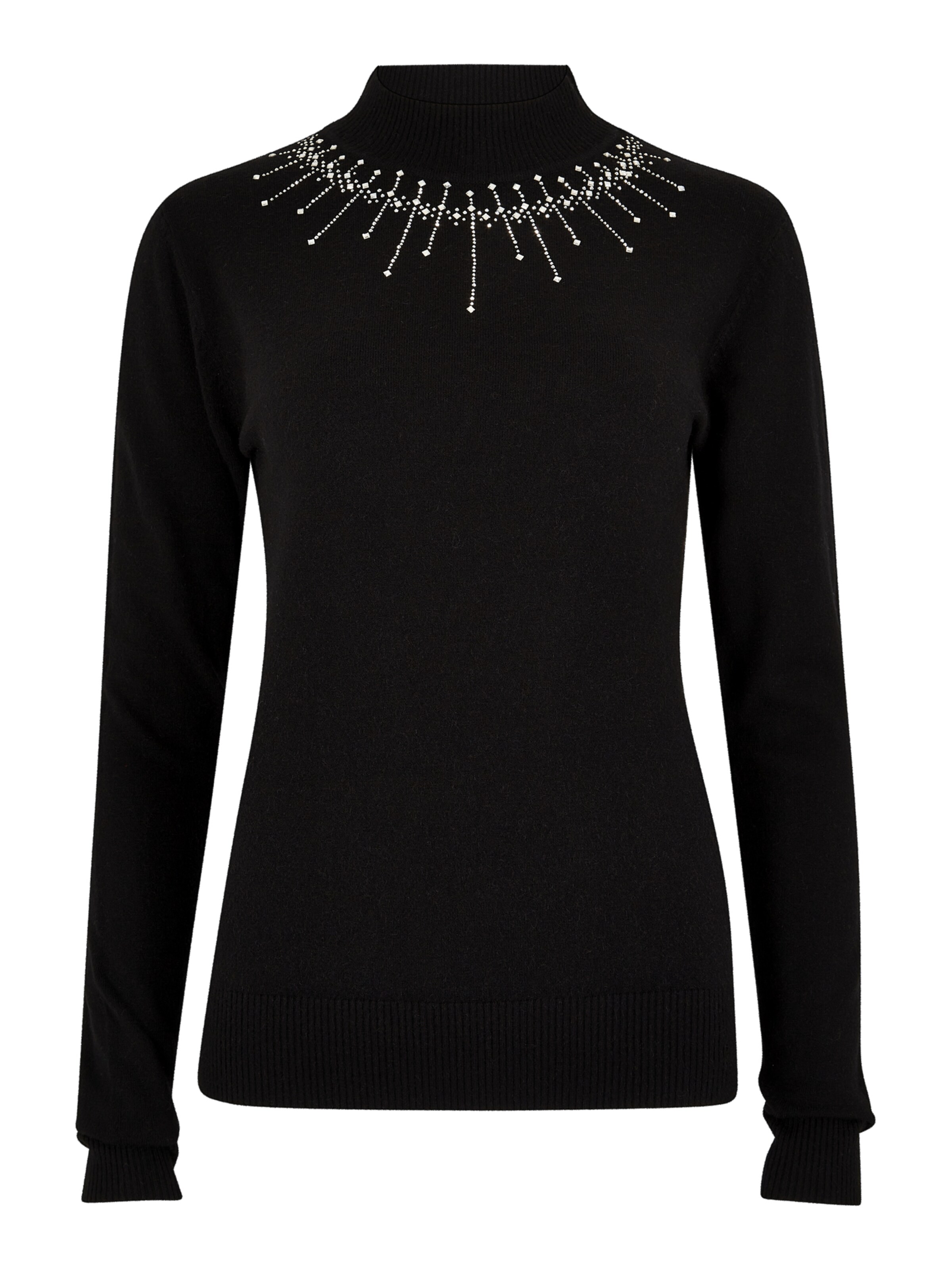 Apricot Pullover in Schwarz: Vorderseite