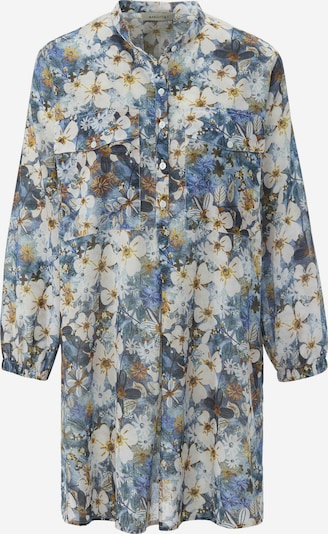 MARGITTES Bluse in blau / weiß, Produktansicht