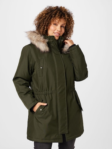 Parka d’hiver 'IRENA' ONLY Carmakoma en vert : devant