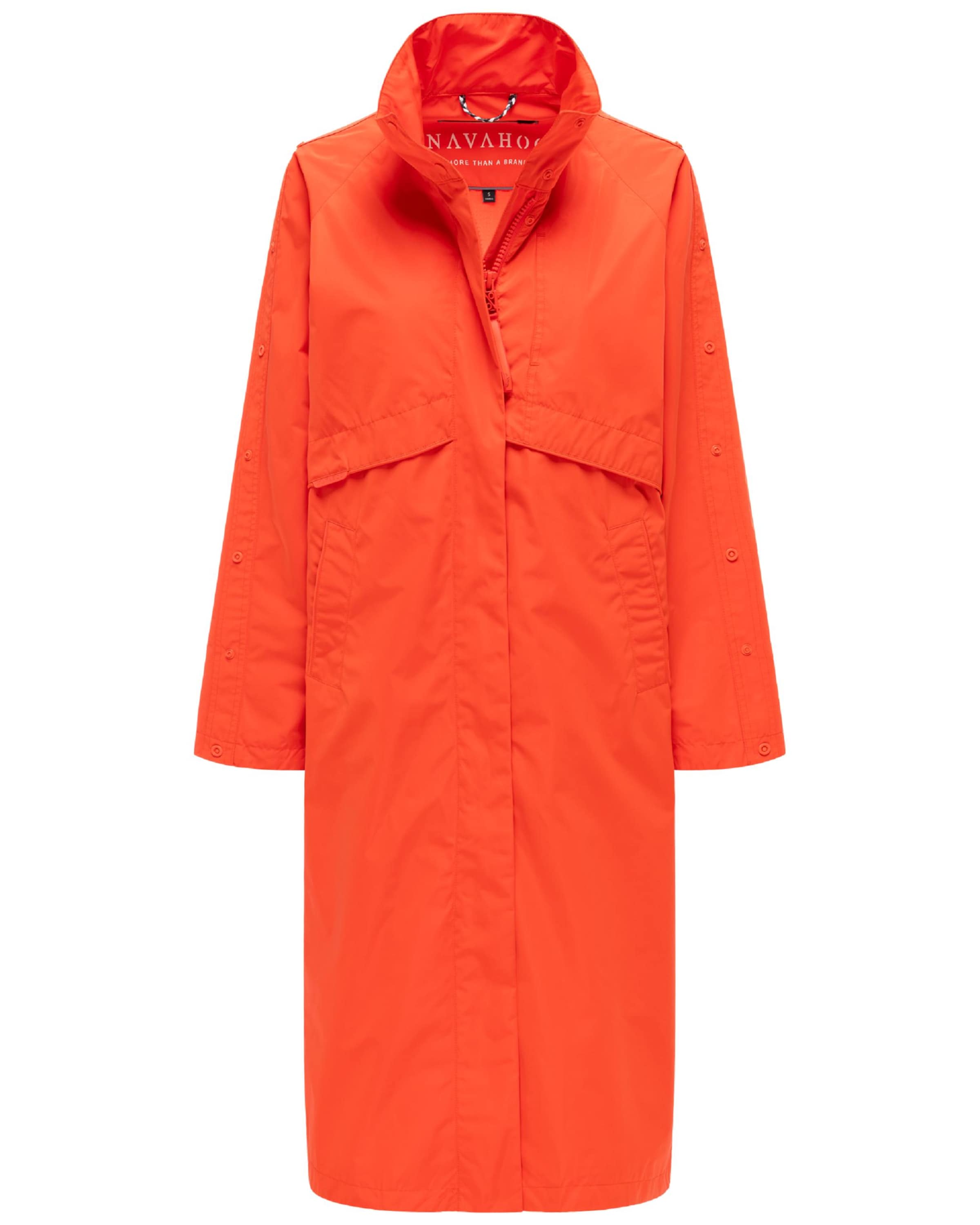 Cappotto di mezza stagione 'Zenblüte 14' di NAVAHOO in arancione: frontale