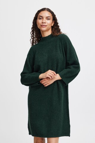 Robes en maille 'Merli' b.young en vert : devant