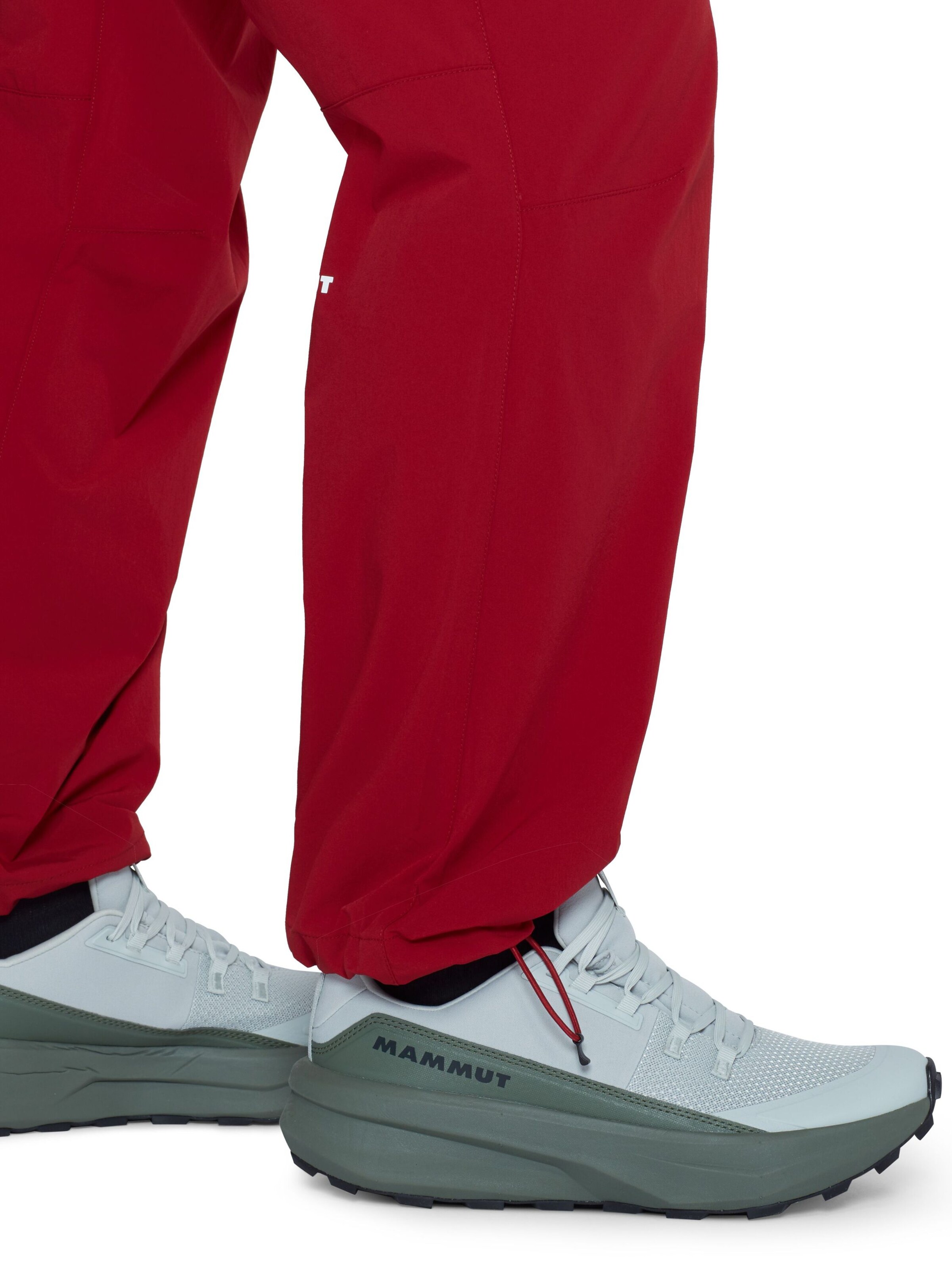 MAMMUT Regular Outdoor Pants in Red