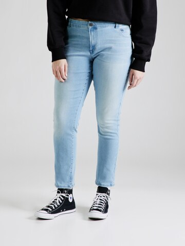 Noisy May Curve Slim fit Jeans 'NMJEN' in Blue: front