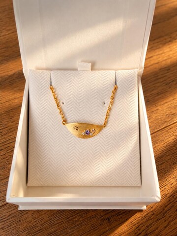 Braccialetto '18k Gold Plated Aquarius | Waterman Zodiac' di Sally Jane Jewelry in oro