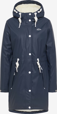 ICEBOUND Raincoat in Blue: front