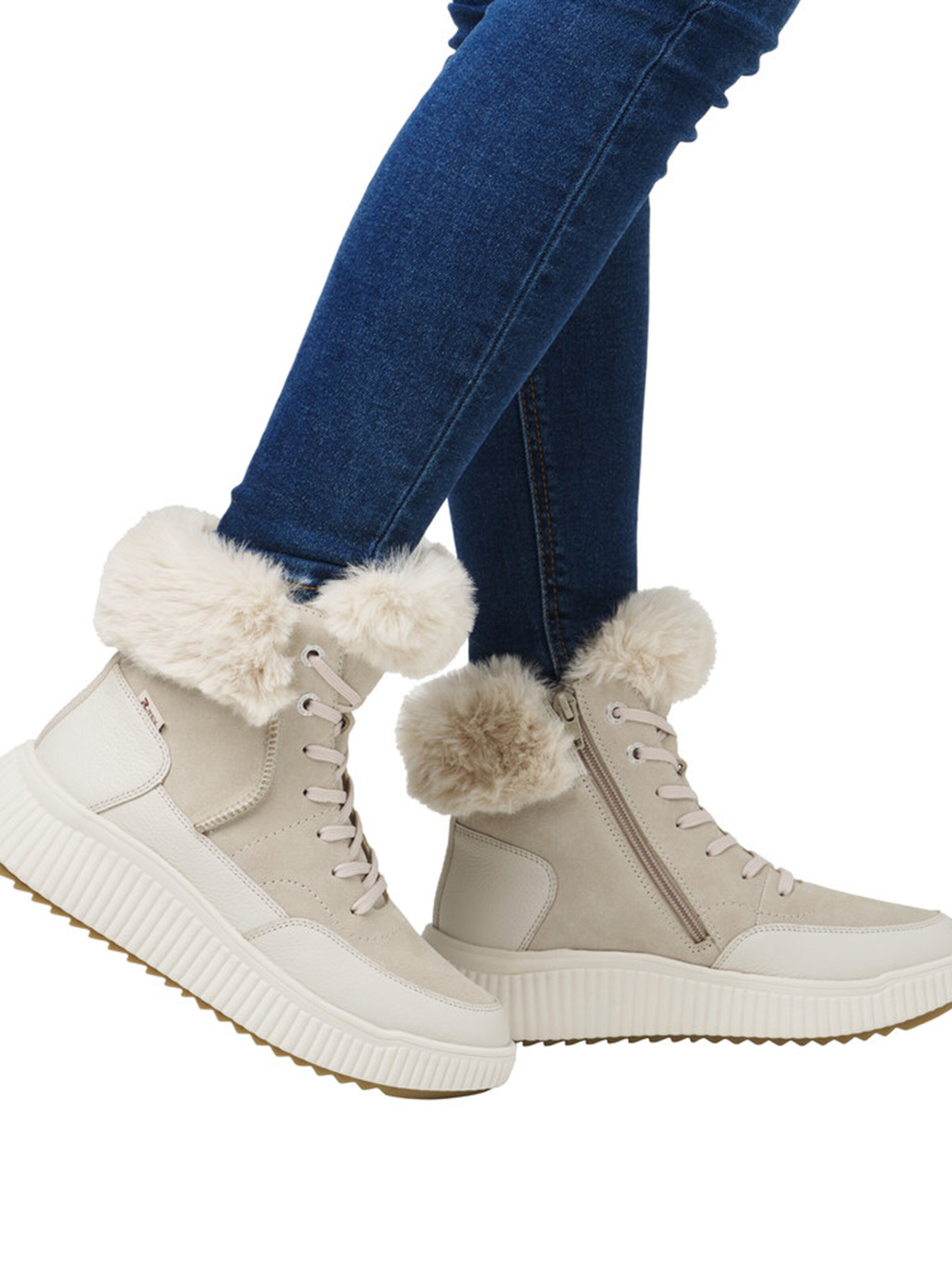 Rieker Snowboots i beige