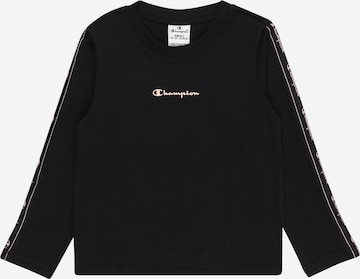 Champion Authentic Athletic Apparel Тениска в черно: отпред