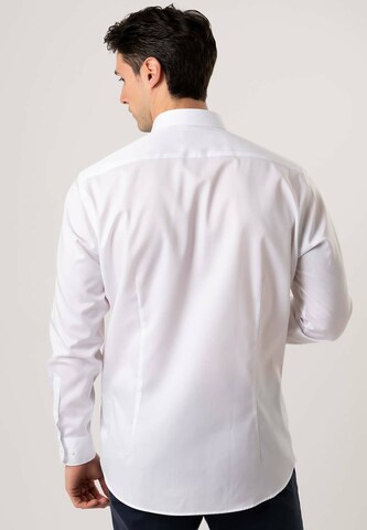 Black Label Shirt Regular fit Business Shirt 'KENT' in White