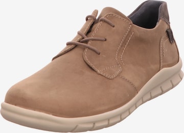 WALDLÄUFER Athletic Lace-Up Shoes in Brown: front