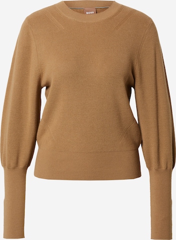 BOSS Pullover 'Fatuma' in Beige: predná strana