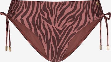 Bas de bikini 'Zebra' Beachlife en rose : devant