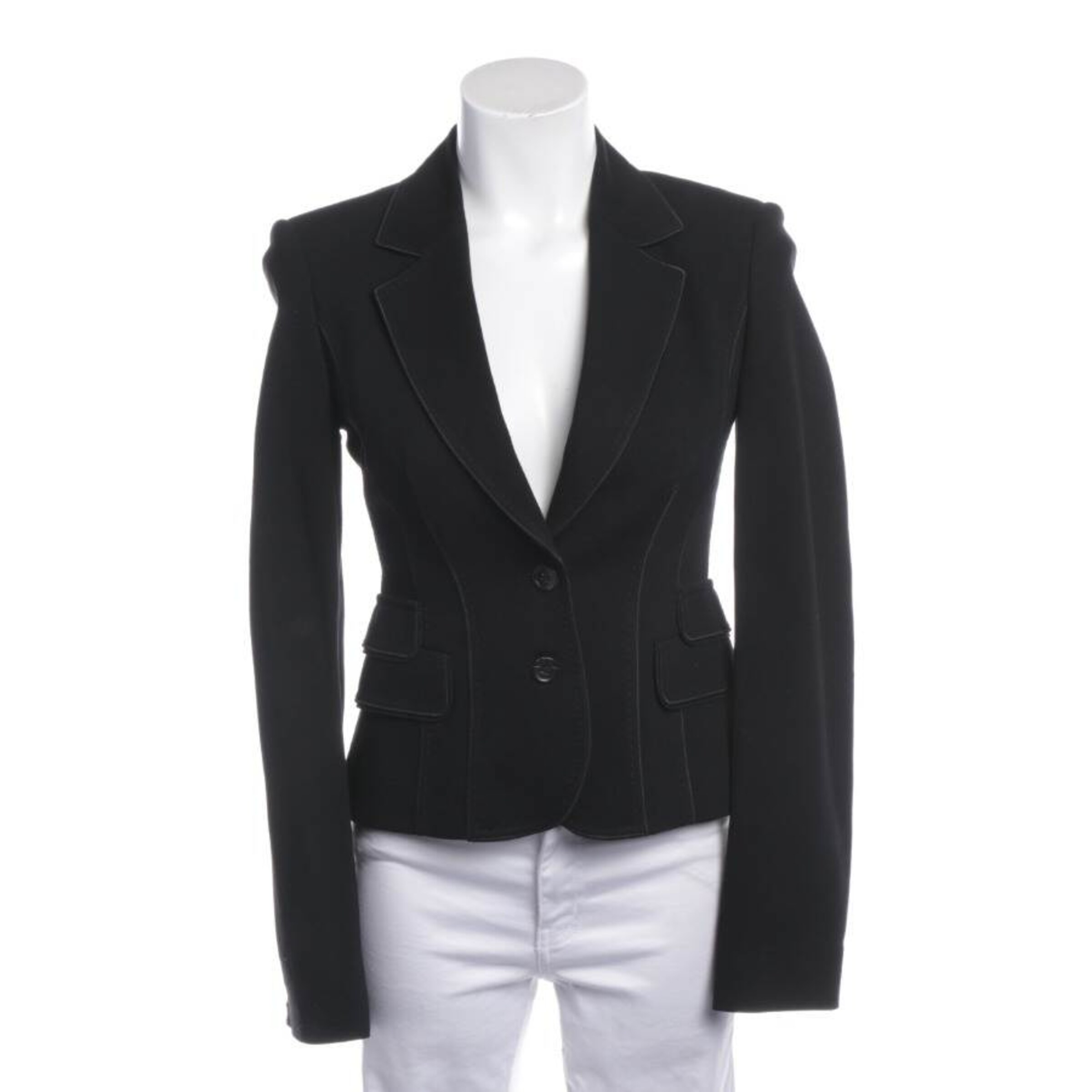 STRENESSE Blazer XS in Schwarz: Vorderseite