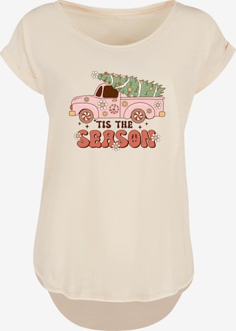 T-shirt F4NT4STIC en beige : devant