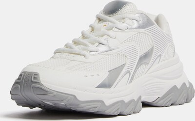 Sneaker low Bershka pe gri argintiu / alb, Vizualizare produs