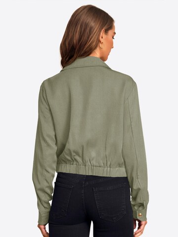 Imily Bela Přechodná bunda – zelená: zadní strana