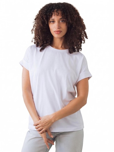 Honest Basics Shirt 'Cap Tee'‌‌‌‌‌‌‌‌‌ in XS in weiß, Produktansicht