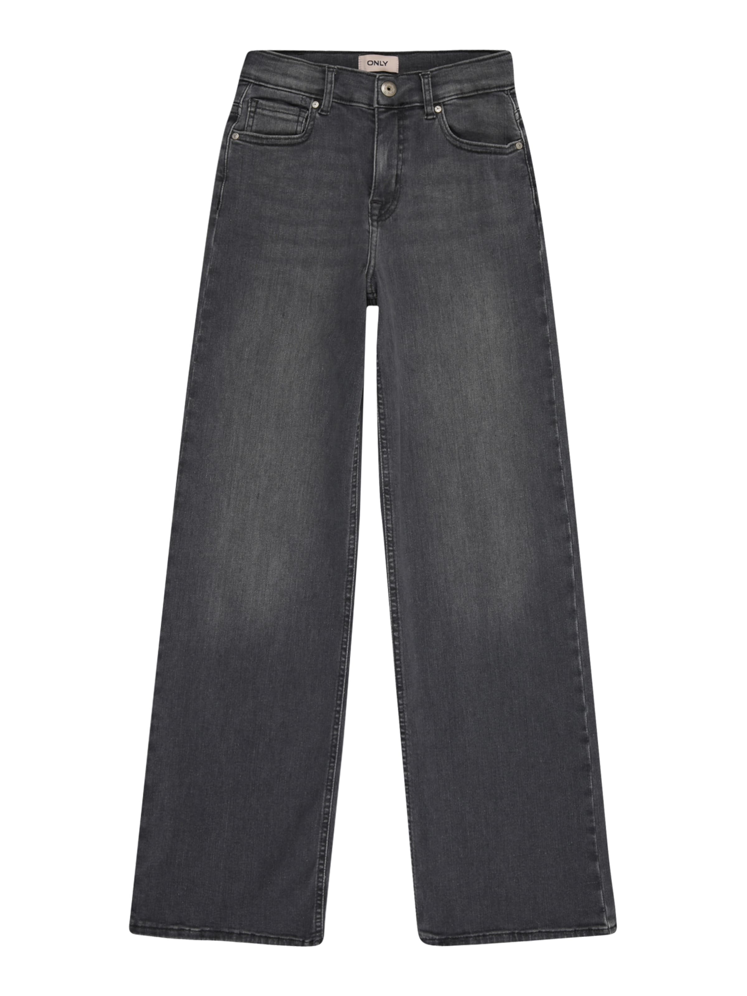 ONLY GIRLS Широкий Джинсы 'KOGMadison' в Серый: спереди