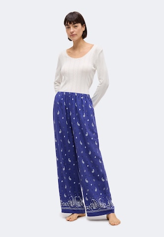 ETAM Pyjamasbyxa 'Aluna' i blå