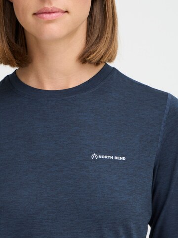 North Bend Functioneel shirt in Blauw