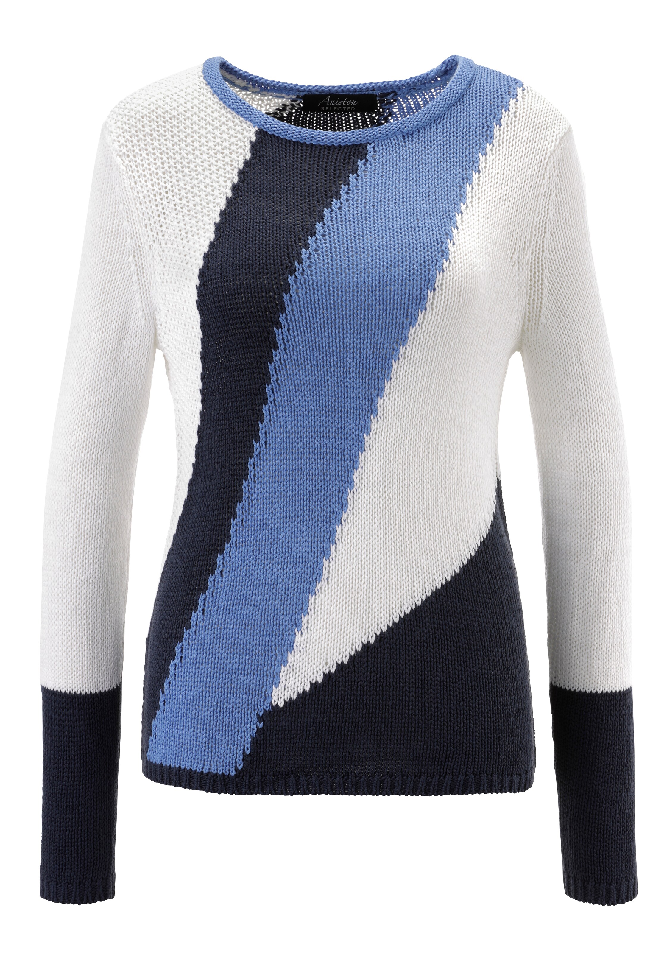 Aniston SELECTED Sweater in White: front
