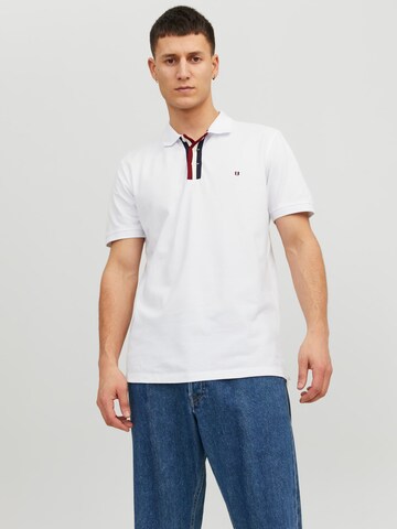 JACK & JONES Poloshirt 'DRAKE' in Weiß: predná strana