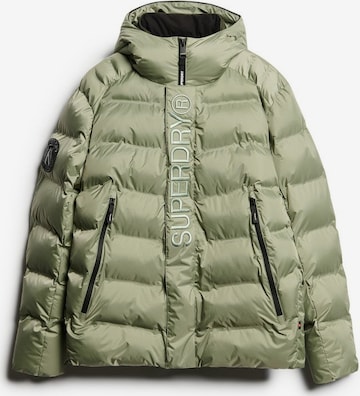 Veste d’hiver Superdry en vert : devant
