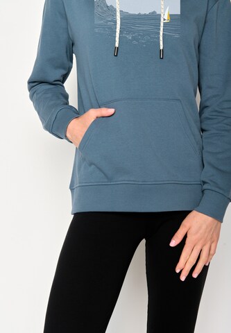 Pullover 'Nature Set Sail' di GREENBOMB in blu