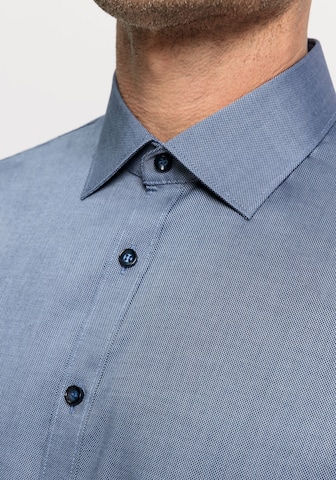 OLYMP Slim Fit Businesshemd in Blau