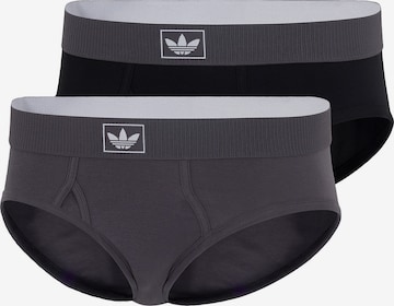 ADIDAS ORIGINALS Slip ' Comfort Cotton Rib ' in Grijs: voorkant