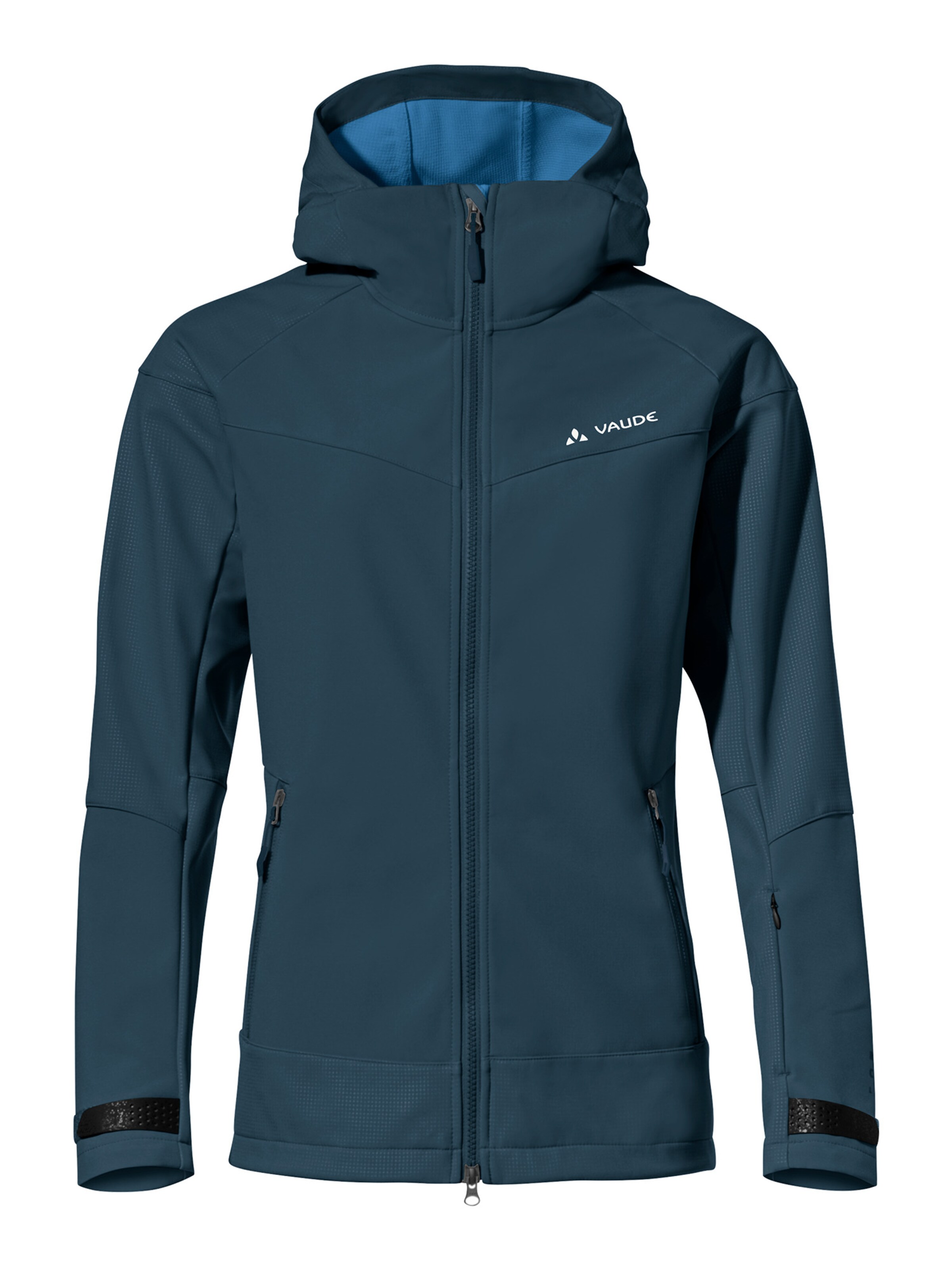 VAUDE Outdoorjas 'All Year Elope' in Blauw: voorkant