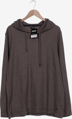 BOSS Black Sweatshirt & Zip-Up Hoodie in XXL in Brown: front