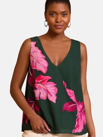 Haut love & roses en vert : devant