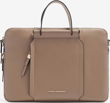 Sac d’ordinateur portable Piquadro en gris : devant