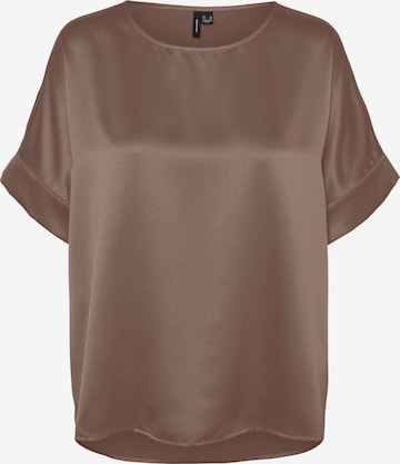 Camicia da donna 'MERLE' di VERO MODA in marrone: frontale