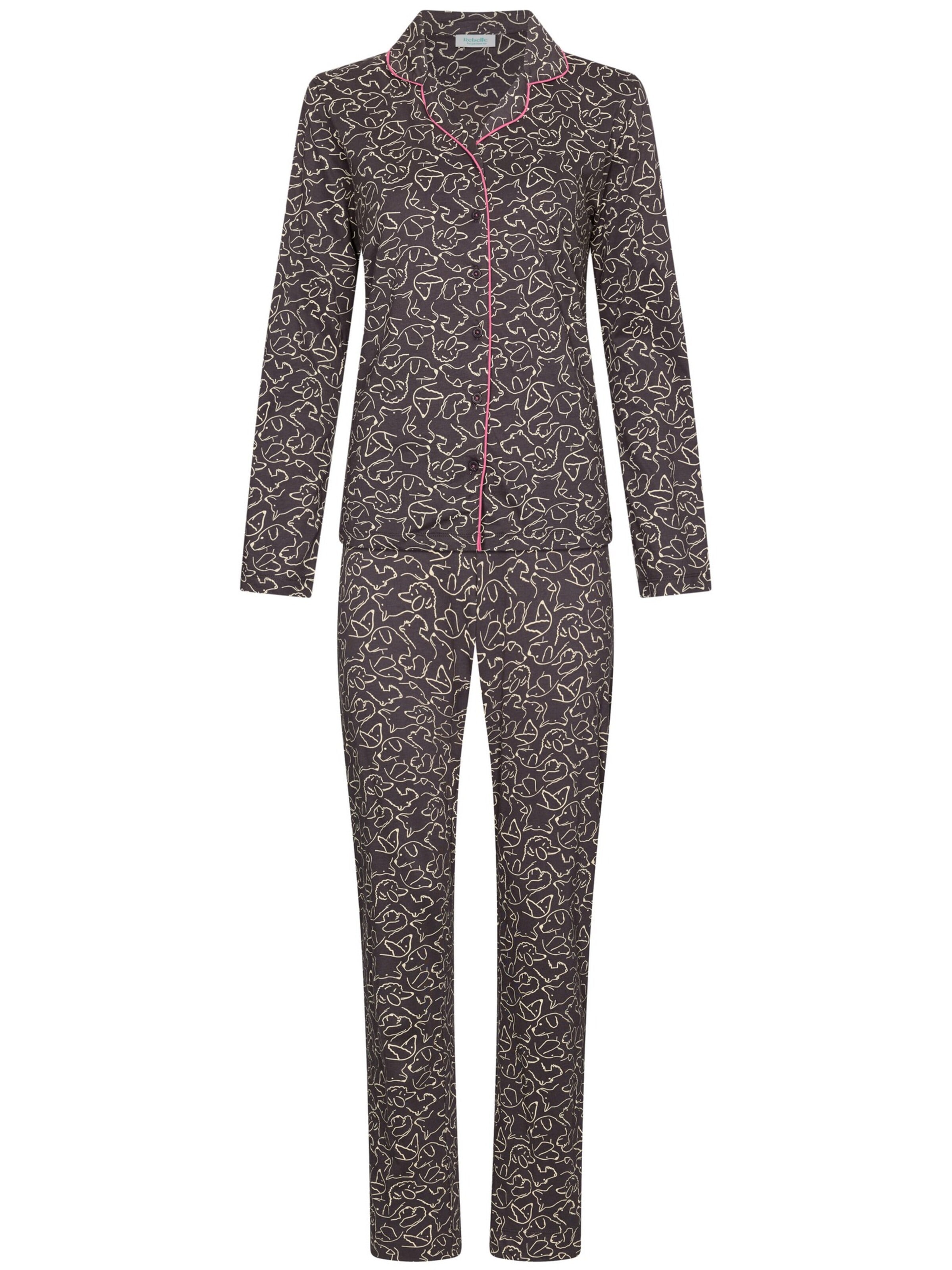 Rebelle Pajama in Grey: front