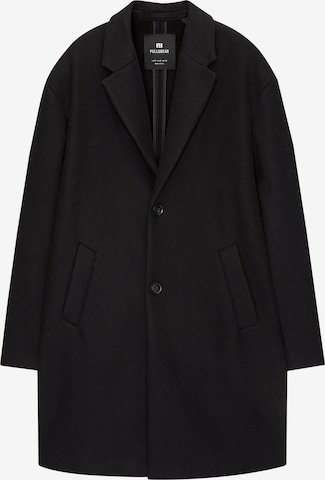Cappotto di mezza stagione di Pull&Bear in nero: frontale