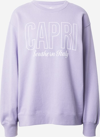 Sweat-shirt HOLLISTER en violet : devant