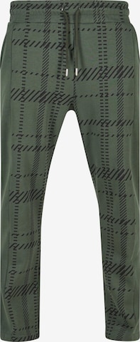 Thug Life Regular Pants in Green: front