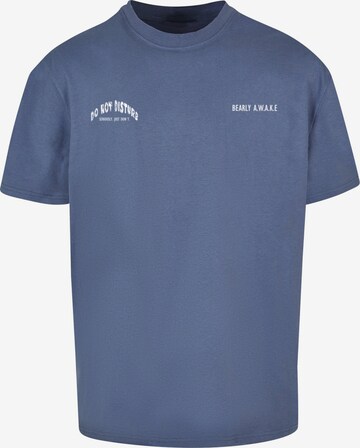 Merchcode Shirt 'Barely Awake' in Blauw: voorkant