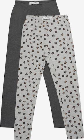 MINYMO Regular Leggings 'Sweat' in Grey: front