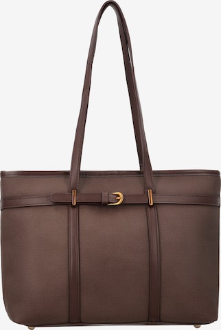 Usha - Shopper em castanho: frente